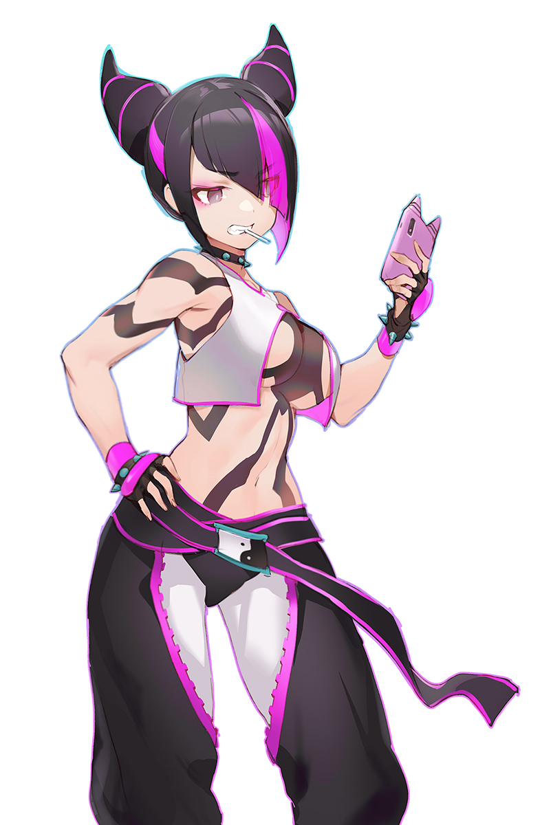 han juri (street fighter and 1 more) drawn by pagye