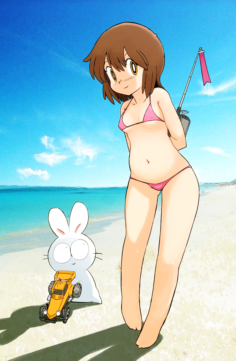 moko-chan and rabbi-kun (tamiya incorporated) drawn by muramasa_mikado