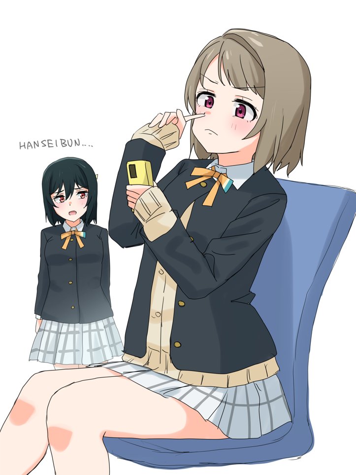 nakasu kasumi and mifune shioriko (love live! and 1 more) drawn by poizun_(user_wmgk4287)