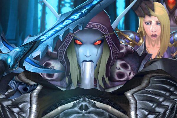 sylvanas windrunner, jaina proudmoore, mage, arthas menethil, and lich king (warcraft and 1 more)