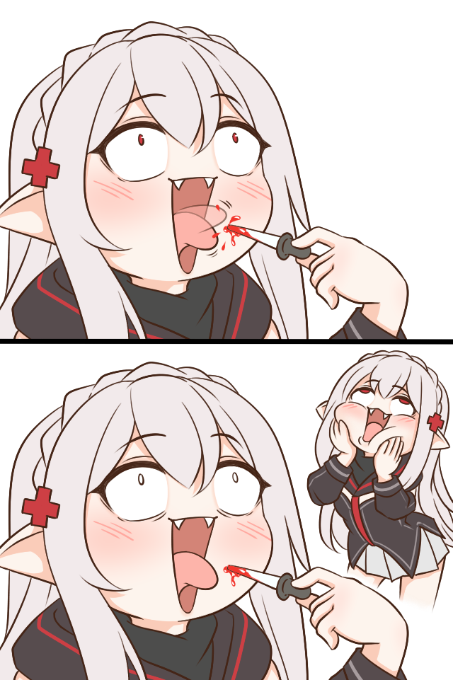 warfarin (arknights) drawn by guin_guin