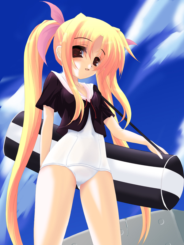 fate testarossa (lyrical nanoha and 1 more) drawn by frapowa