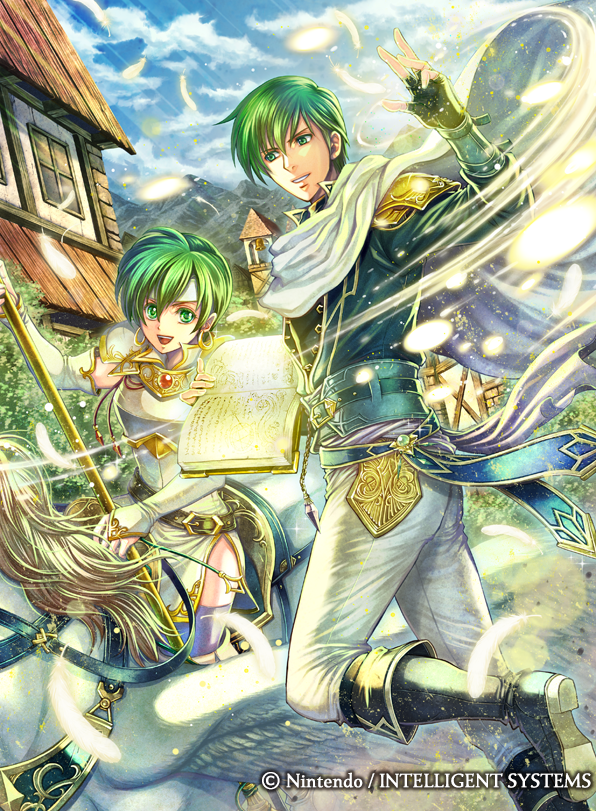 ced and fee (fire emblem and 2 more) drawn by takaya_tomohide