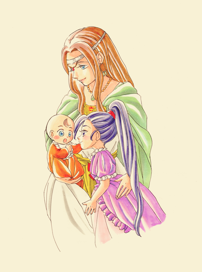 hero, martina, and eleanor (dragon quest and 1 more) drawn by shiori_(totto_info25)