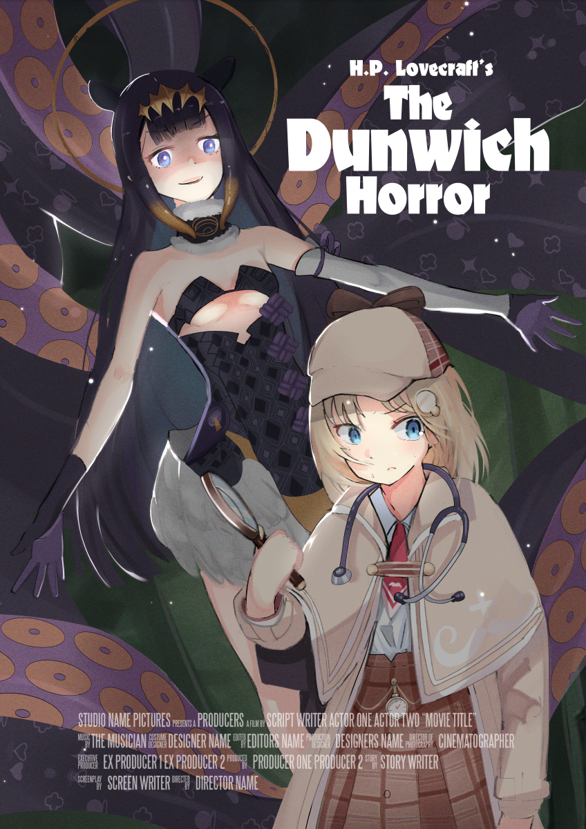 ninomae ina'nis and watson amelia (hololive and 3 more) drawn by kitanxjk