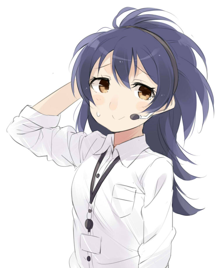 sonoda umi (love live! and 1 more) drawn by totoki86