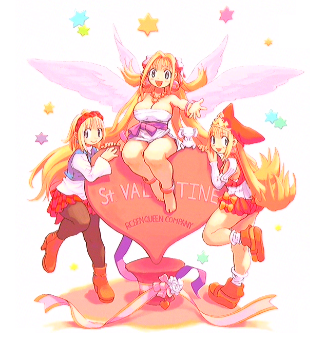 cornet espoir, kururu, cherie espoir, and ledgem (marl kingdom and 2 more) drawn by ryoji_(nomura_ryouji)