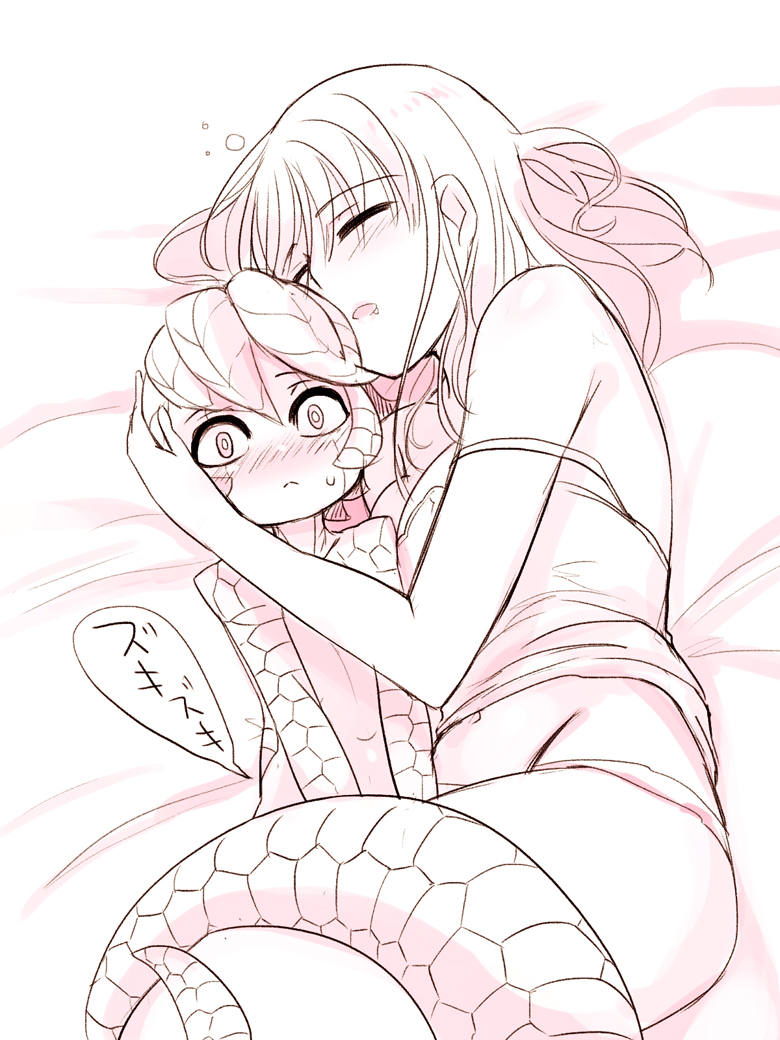 mirena and baikada (original and 1 more) drawn by nemu_(nora)