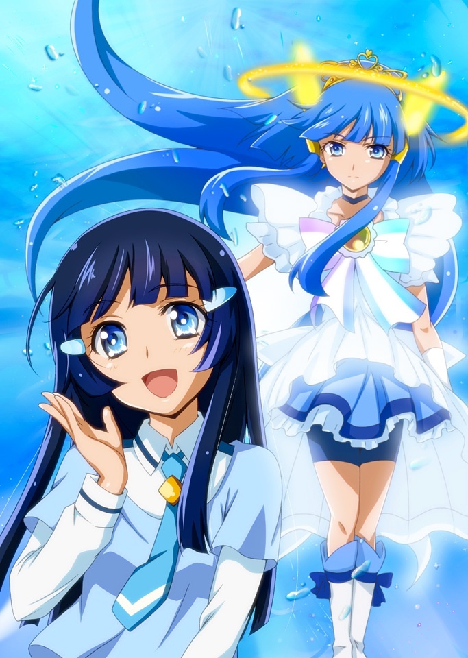 aoki reika and cure beauty (precure and 1 more) drawn by noa_p