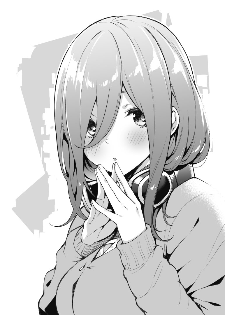 nakano miku (go-toubun no hanayome) drawn by mushi024