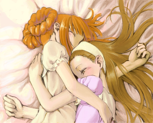 minase iori and takatsuki yayoi (idolmaster) drawn by umayagi