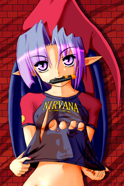 kurt cobain (original and 1 more) drawn by kazuboh