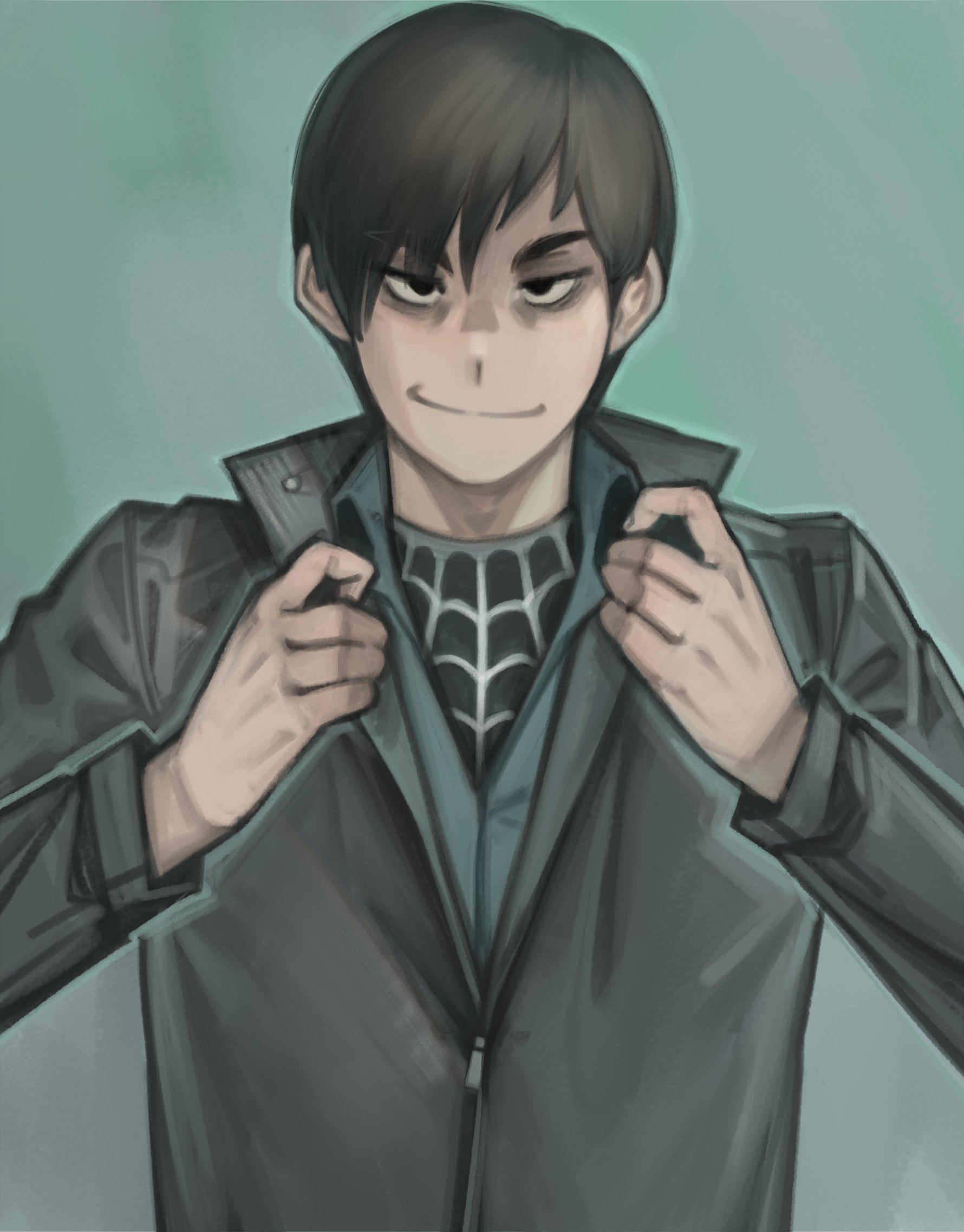 peter parker and tobey maguire (marvel and 2 more) drawn by kelvin_hiu |  Danbooru