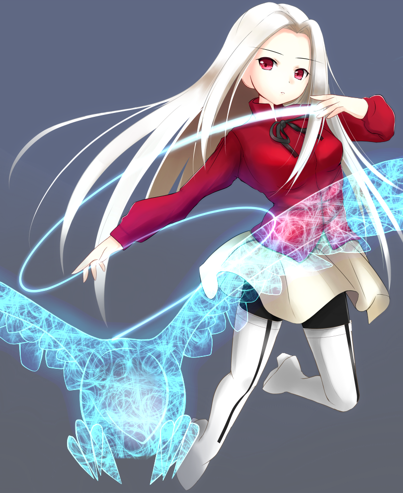 irisviel von einzbern (fate and 1 more) drawn by kirifrog