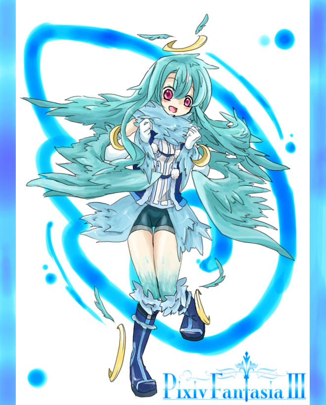pixiv fantasia and 1 more drawn by byurin
