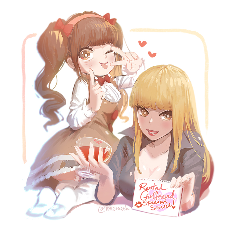 chibita, iyami, iyayo, and chibimi (osomatsu and 1 more) drawn by meoon