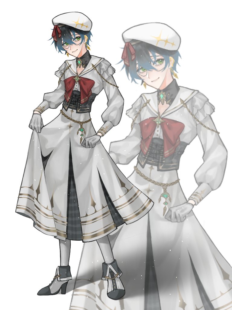 ike eveland and aia amare (nijisanji and 1 more) drawn by zizi_517