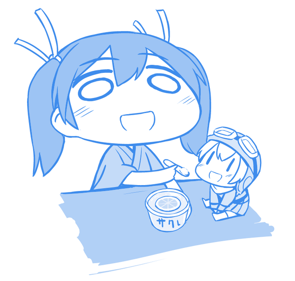souryuu, fairy, and type 99 dive bomber fairy (kantai collection) drawn by shishigami_(sunagimo)