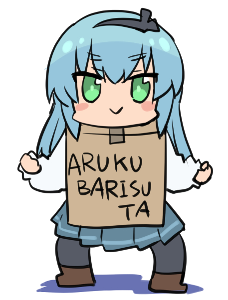 cardboard box gundam and ochanomizu mirie (alice gear aegis) drawn by stroma