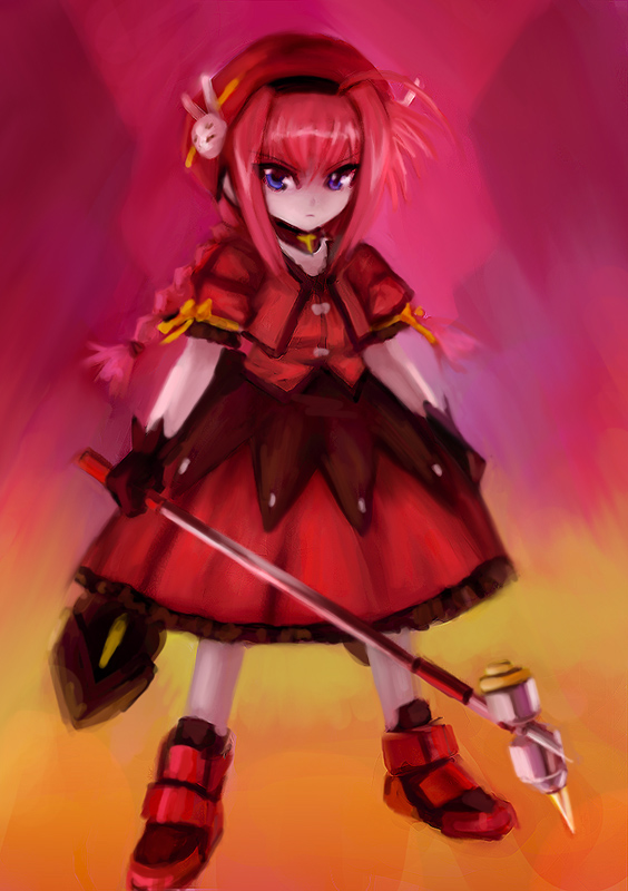 vita and graf eisen (lyrical nanoha and 2 more)