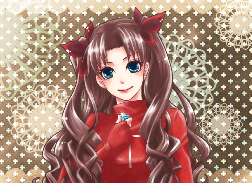 tohsaka rin (fate and 1 more) drawn by rabio321