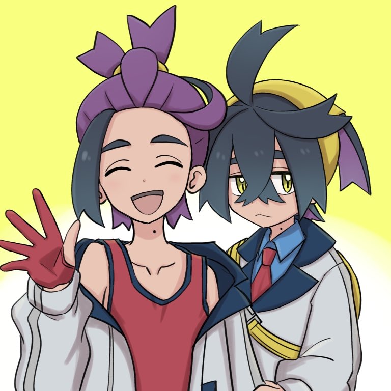 kieran (pokemon and 1 more) drawn by riko_(m_momomo28)