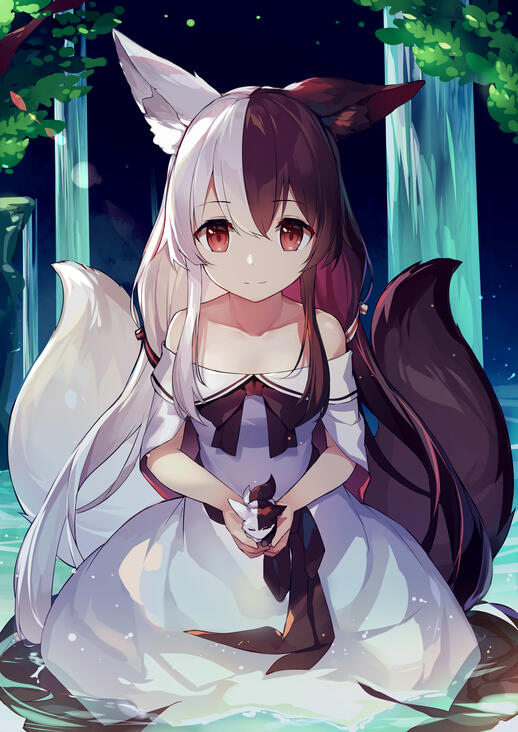 alice mana (indie virtual youtuber) drawn by wawako_mama