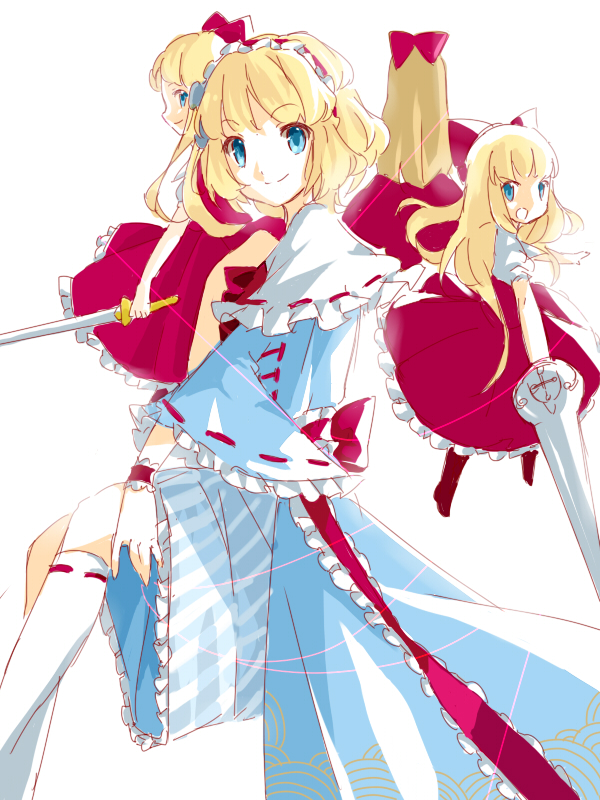 alice margatroid and shanghai doll (touhou) drawn by reeh_(yukuri130)
