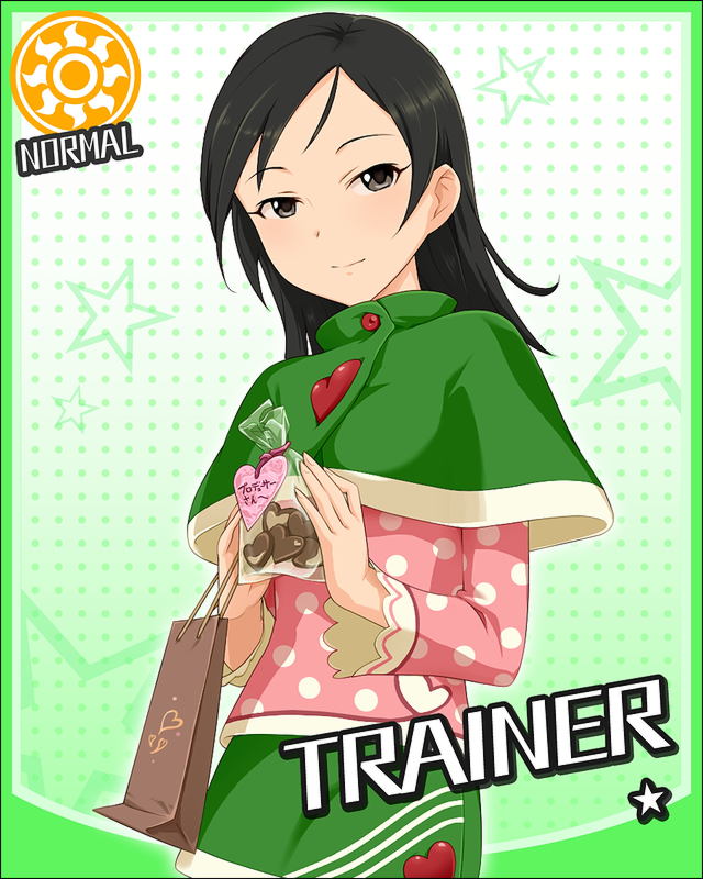 trainer and aoki mei (idolmaster and 1 more)