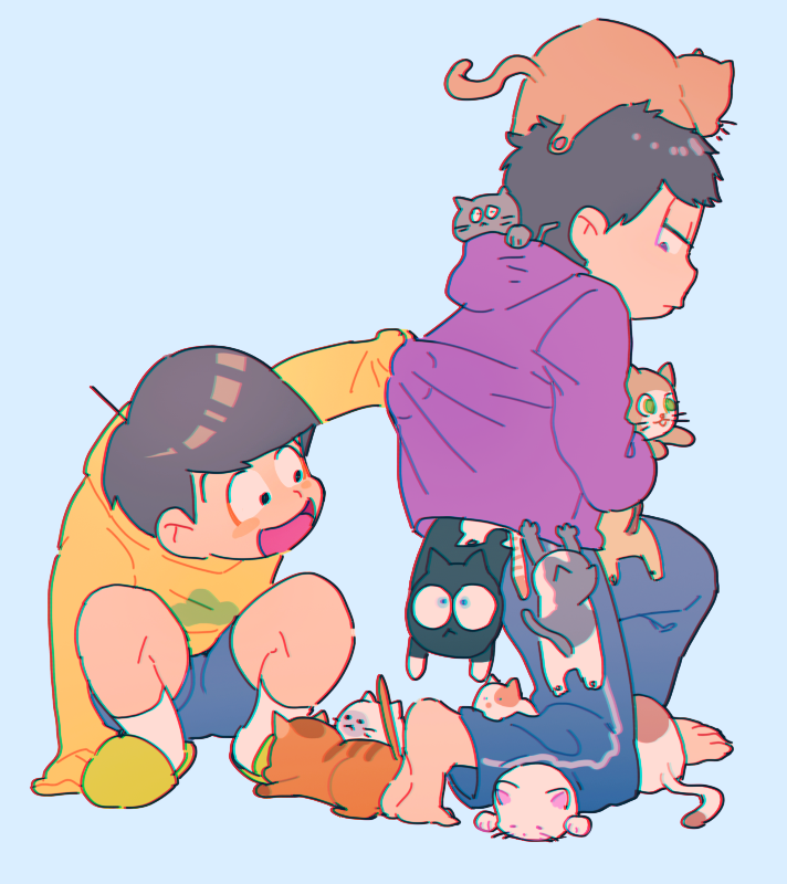 matsuno ichimatsu and matsuno jyushimatsu (osomatsu and 2 more) drawn by capsule_1