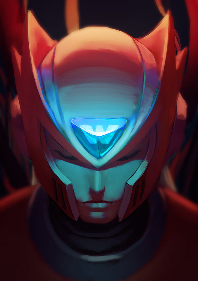 zero (mega man and 1 more) drawn by zetman92