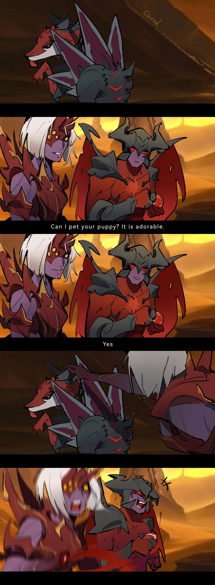 aatrox, naafiri, and xolaani (league of legends) drawn by gambler_carrd