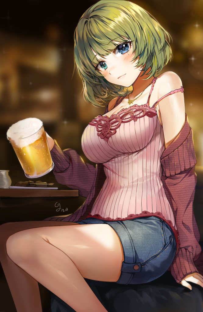 takagaki kaede (idolmaster and 1 more) drawn by gijang