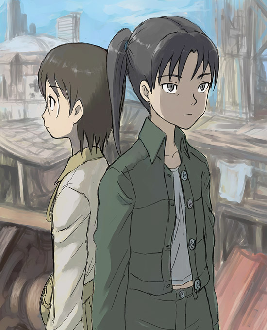 amasawa yuuko and okonogi yuuko (dennou coil) drawn by heika_(heikahp)