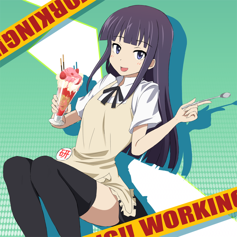 yamada aoi (working!!) drawn by hyori_osin