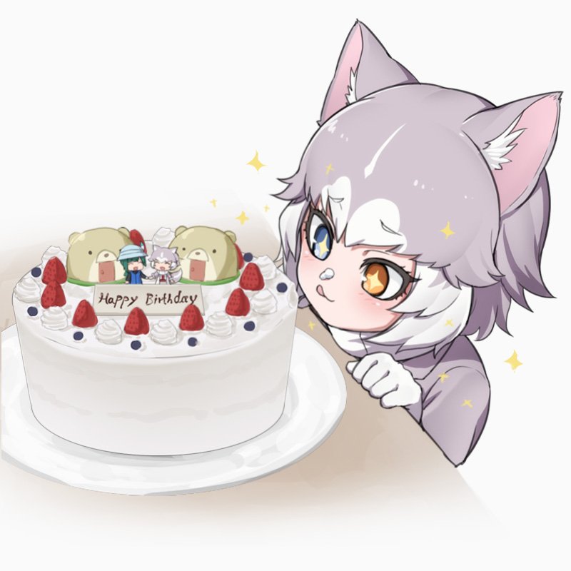 dog and tomoe (kemono friends and 2 more) drawn by nyifu