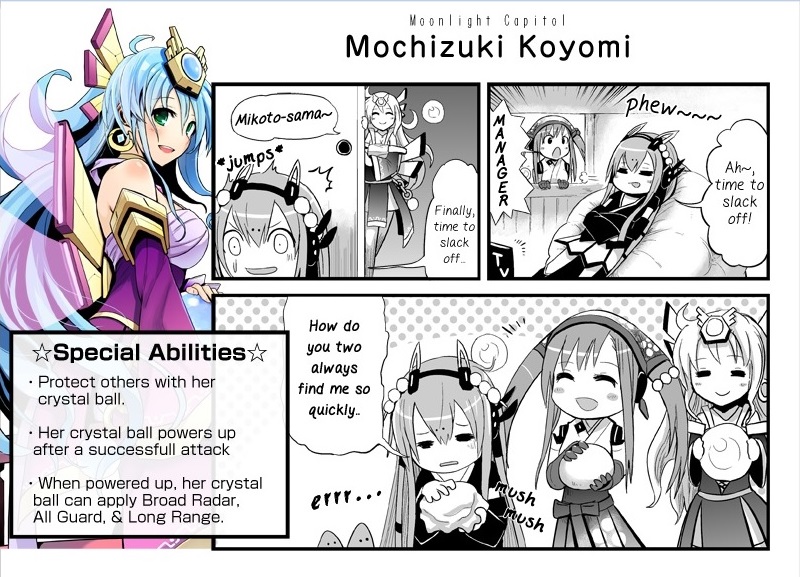 tsukuyomi mikoto, mochizuki koyomi, and kisaragi anko (cosmic break)