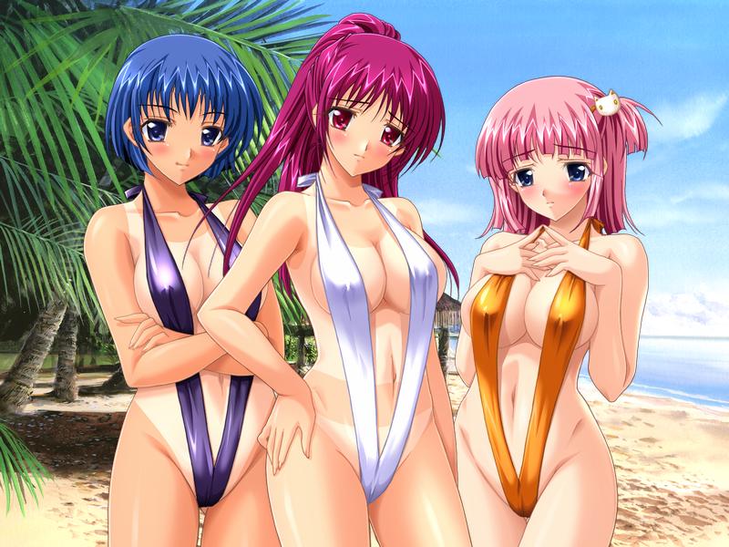 negishi hinako, kurihama misaki, and urata an (shiofuki mermaid) drawn by hikoukai