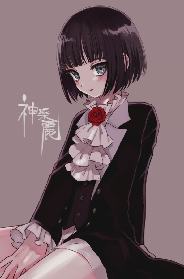 kagura rei (idolmaster and 1 more) drawn by maruino