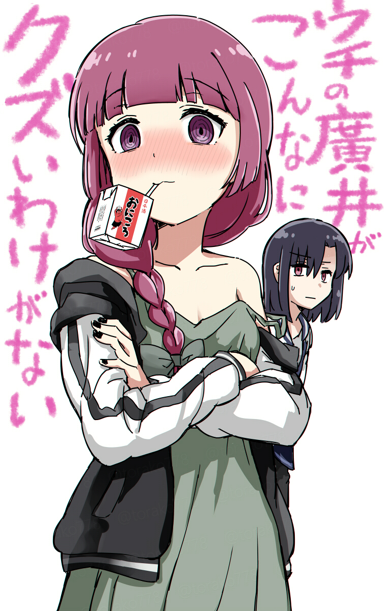 hiroi kikuri and iwashita shima (bocchi the rock! and 1 more) drawn by torako_(toramaru)