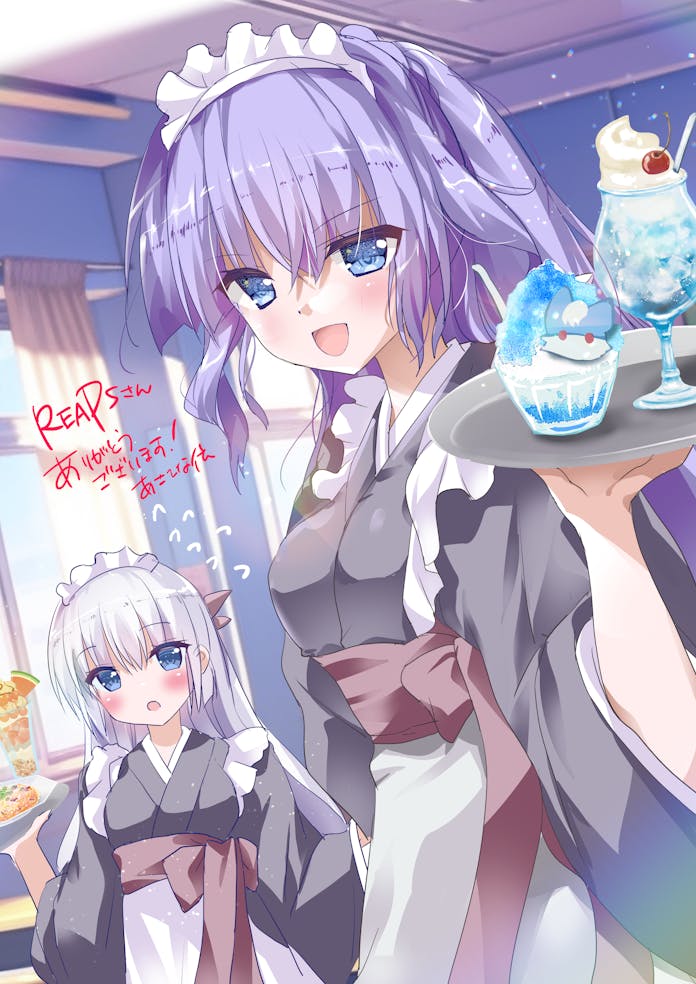 naruse shiroha and sorakado ai (summer pockets) drawn by asahina_yori