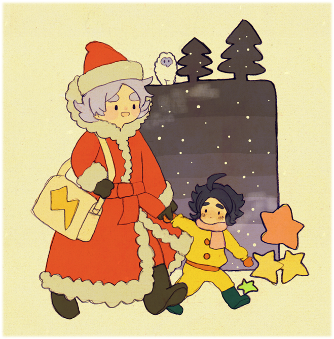 fubuki shirou and yukimura hyouga (inazuma eleven and 1 more) drawn by mukumukukinoko