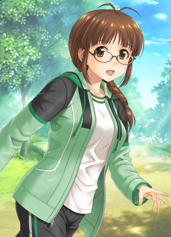 akizuki ritsuko (idolmaster and 1 more) drawn by hida_tatsuo