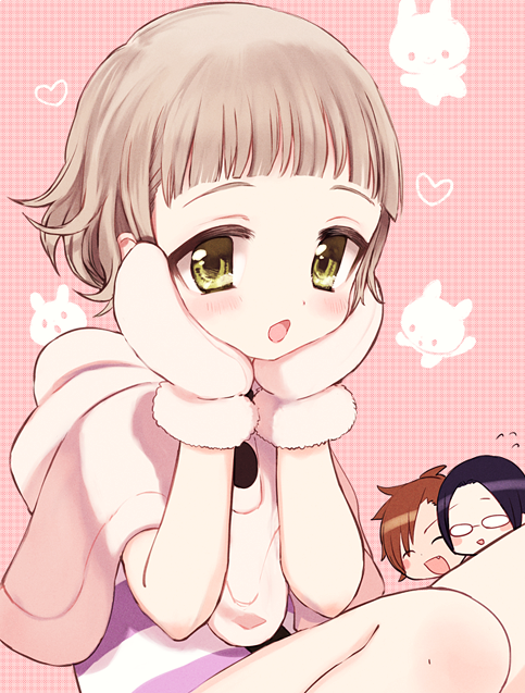 himeno kanon, tachibana shiro, and okamura nao (idolmaster and 1 more) drawn by maruino