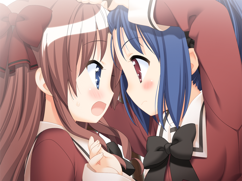 yuuki amane and hanemura kaori (sono hanabira ni kuchizuke wo and 1 more) drawn by kani_biimu