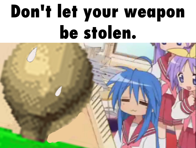 hiiragi kagami, izumi konata, hiiragi tsukasa, and baldi (lucky star and 1 more)