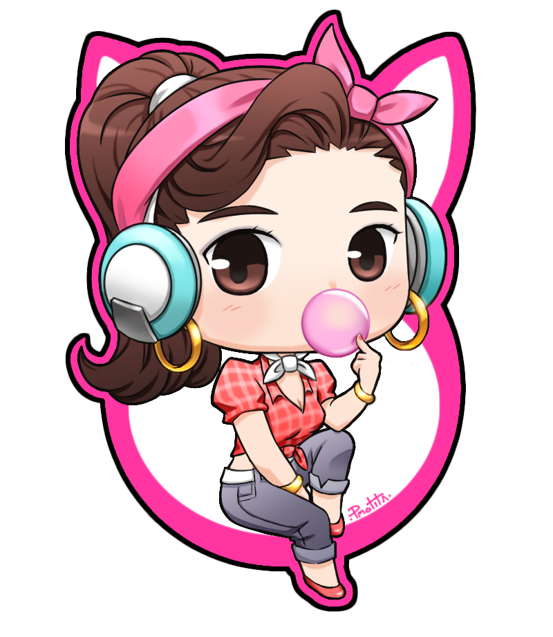 d.va and cruiser d.va (overwatch and 1 more) drawn by pmolita