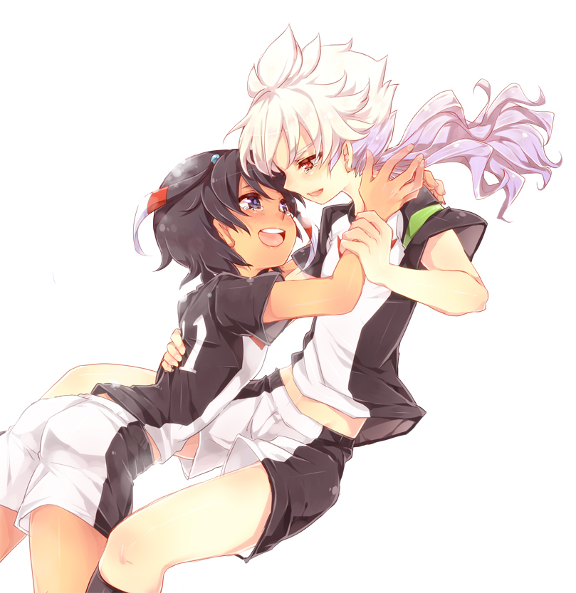 hakuryuu and shuu (inazuma eleven and 1 more) drawn by tobi_(one)