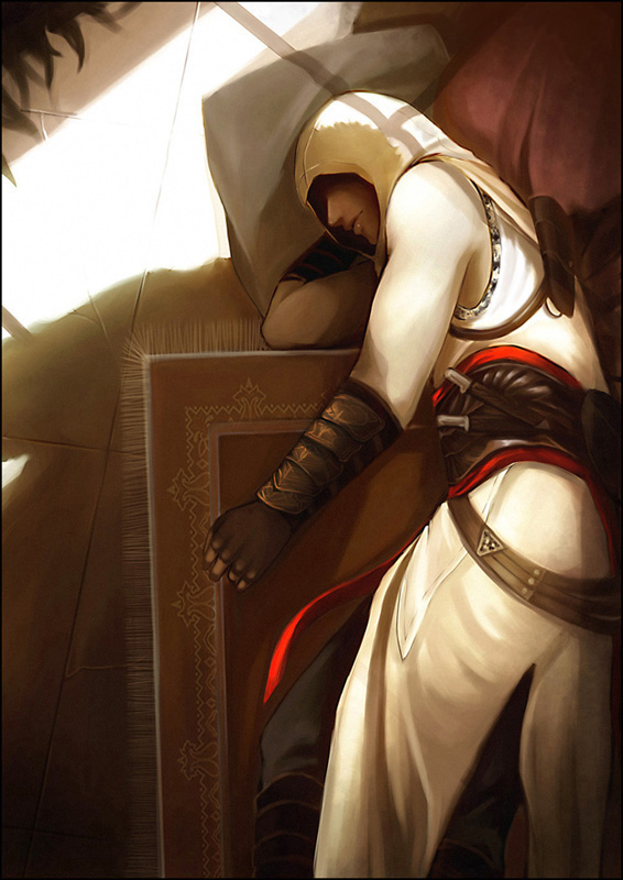 altair ibn la-ahad (assassin's creed) drawn by electra018