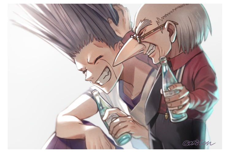goldo and danny (konjiki no gash!!) drawn by otton